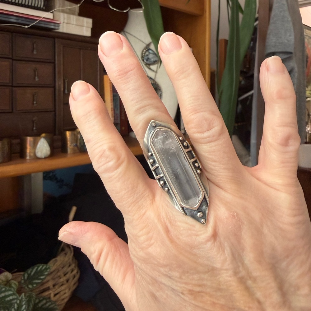 Acid Queen Amplifier Ring, Size 8 - Picture 2 of 10